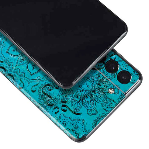 Blue Zen Ginseng Galaxy S21 Plus 5G Skin