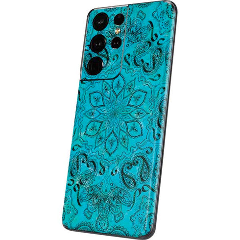 Blue Zen Ginseng Galaxy S21 Ultra 5G Skin