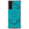 Blue Zen Ginseng Galaxy S22 Clear Case