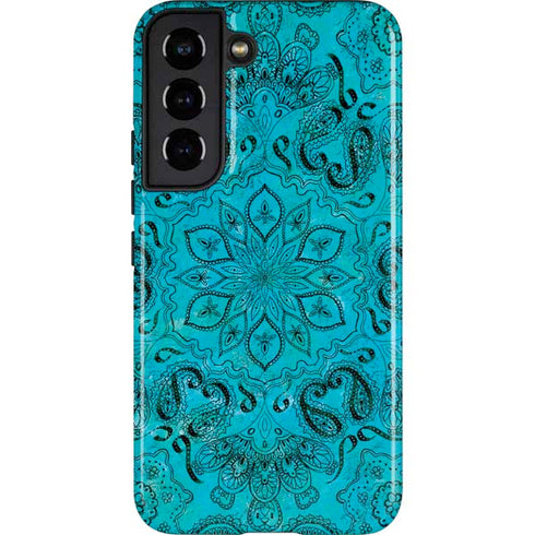 Blue Zen Ginseng Galaxy S22 Pro Case