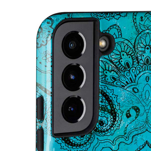 Blue Zen Ginseng Galaxy S22 Pro Case