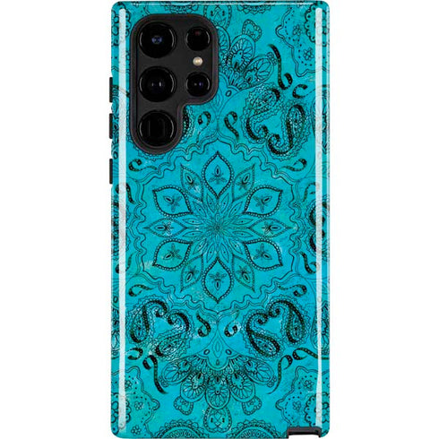Blue Zen Ginseng Galaxy S22 Ultra Pro Case