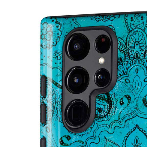 Blue Zen Ginseng Galaxy S22 Ultra Pro Case