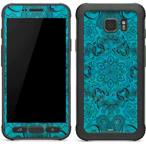 Blue Zen Ginseng Galaxy S7 Active Skin