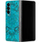 Blue Zen Ginseng Galaxy Z Fold4 5G Skin