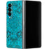 Blue Zen Ginseng Galaxy Z Fold4 5G Skin