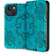 Blue Zen Ginseng iPhone 15 Plus Folio Case