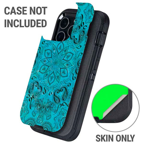 Blue Zen Ginseng Otterbox Defender iPhone Skin