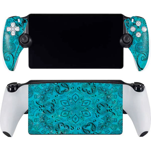 Blue Zen Ginseng PlayStation Portal Remote Player Skin