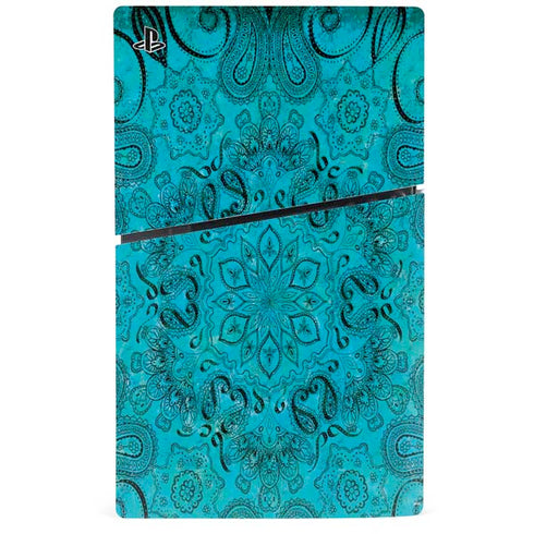 Blue Zen Ginseng PS5 Slim Digital Edition Bundle Skin