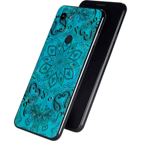 Blue Zen Ginseng Google Pixel 3a XL Skin