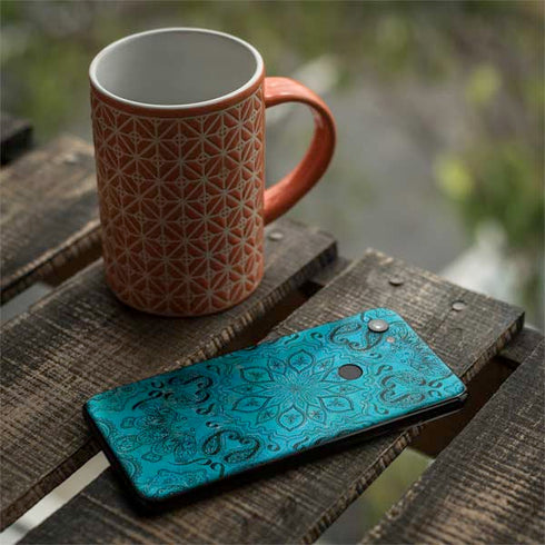 Blue Zen Ginseng Google Pixel 3a XL Skin