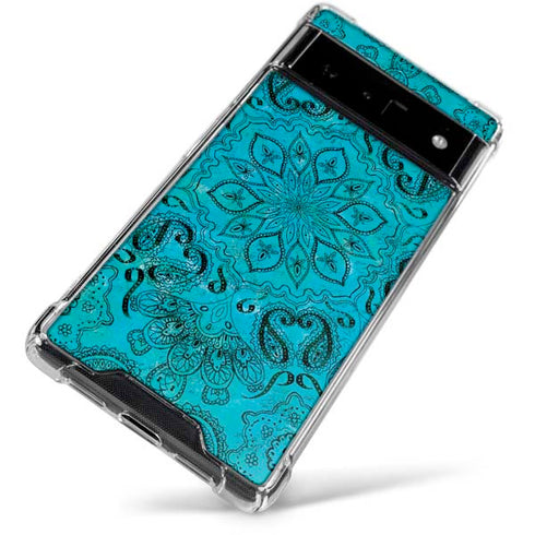 Blue Zen Ginseng Google Pixel 6 Clear Case