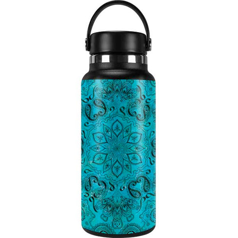 Blue Zen Ginseng Hydro Flask 32oz Wide Mouth Skin