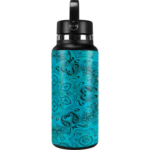 Blue Zen Ginseng Hydro Flask 32oz Wide Mouth Skin