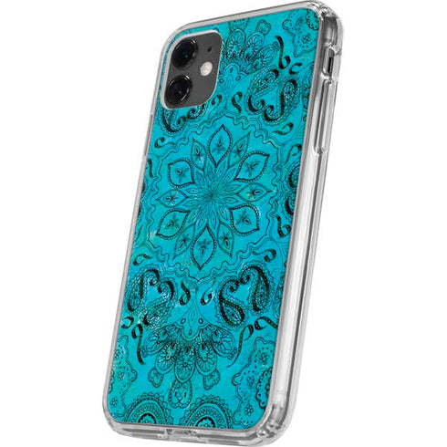 Blue Zen Ginseng iPhone 11 Clear Case