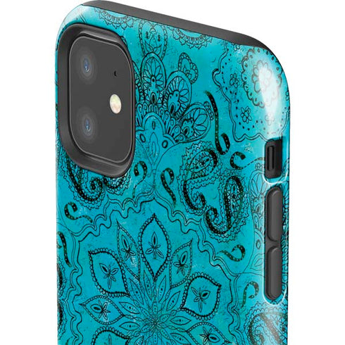Blue Zen Ginseng iPhone 11 Impact Case