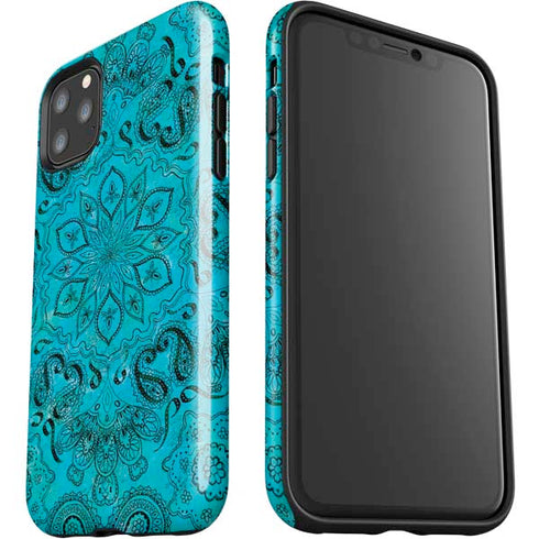 Blue Zen Ginseng iPhone 11 Pro Max Impact Case