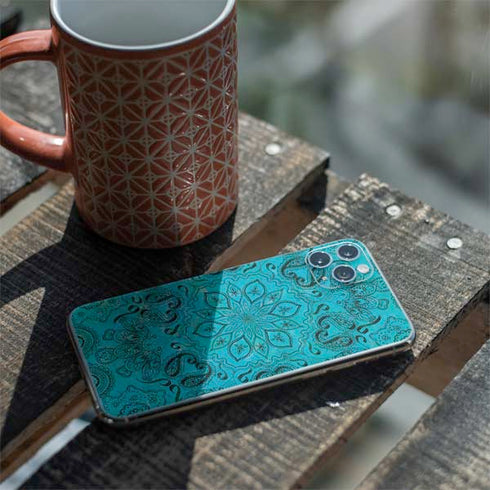 Blue Zen Ginseng iPhone 11 Pro Max Skin