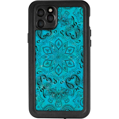 Blue Zen Ginseng iPhone 11 Pro Max Waterproof Case