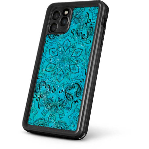 Blue Zen Ginseng iPhone 11 Pro Max Waterproof Case