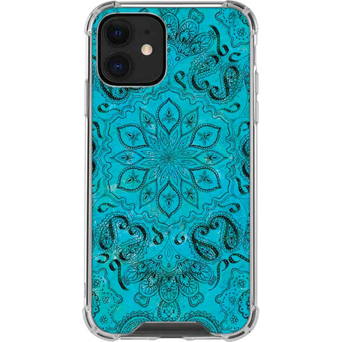 Blue Zen Ginseng iPhone 12 Mini Clear Case