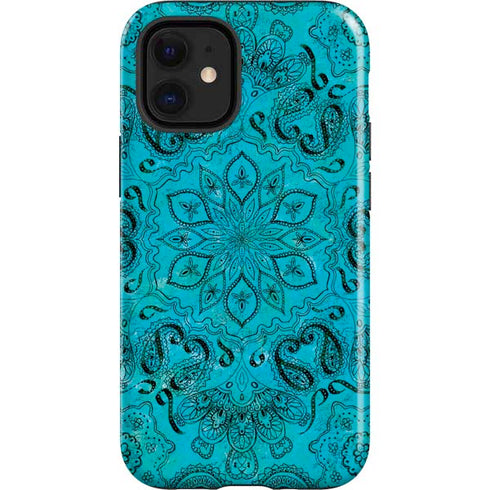 Blue Zen Ginseng iPhone 12 Mini Impact Case