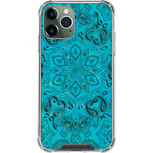 Blue Zen Ginseng iPhone 12 Pro Max Clear Case
