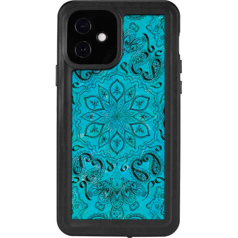 Blue Zen Ginseng iPhone 12 Waterproof Case