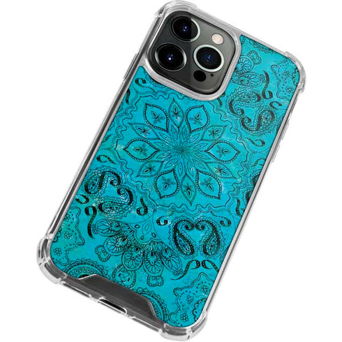 Blue Zen Ginseng iPhone 13 Pro Max Clear Case