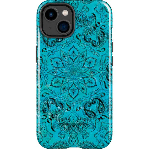 Blue Zen Ginseng iPhone 14 Plus Impact Case