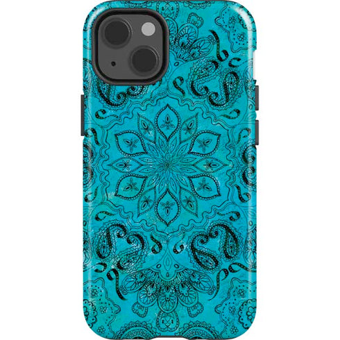 Blue Zen Ginseng iPhone 15 Impact Case