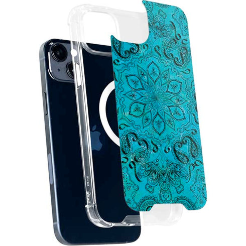 Blue Zen Ginseng iPhone 15 Plus MagSafe Case