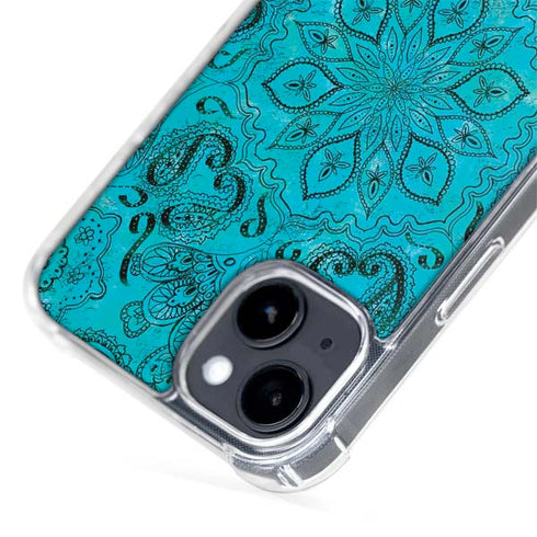 Blue Zen Ginseng iPhone 15 Plus MagSafe Case