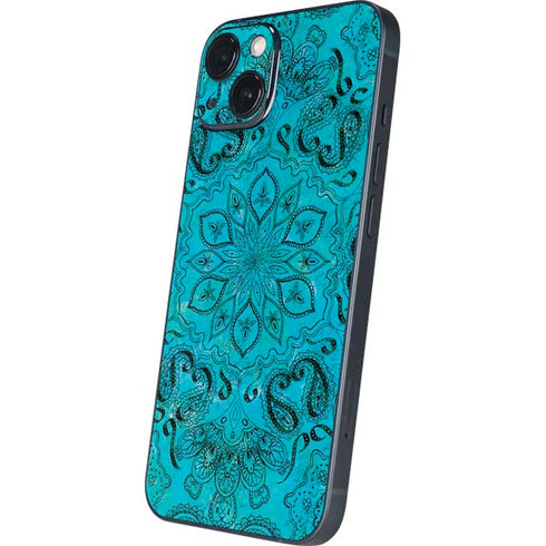 Blue Zen Ginseng iPhone 15 Plus Skin