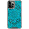 Blue Zen Ginseng iPhone 14 Pro Max Clear Case