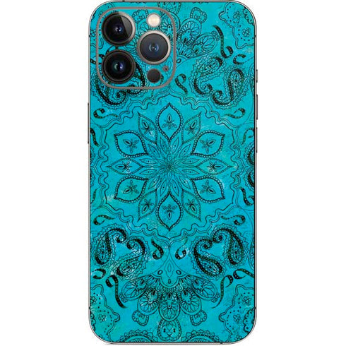 Blue Zen Ginseng iPhone 14 Pro Max Skin