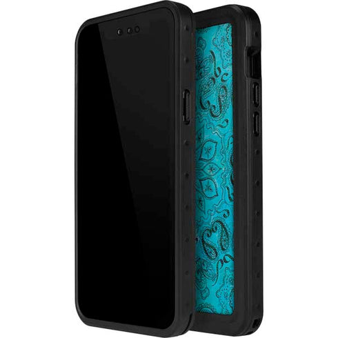 Blue Zen Ginseng iPhone 14 Pro Max Waterproof Case