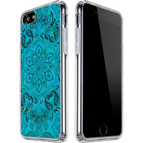 Blue Zen Ginseng iPhone SE (2nd & 3rd Gen) Clear Case