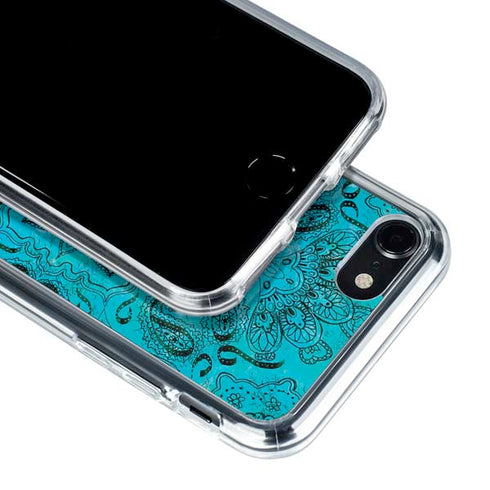 Blue Zen Ginseng iPhone SE (2nd & 3rd Gen) Clear Case