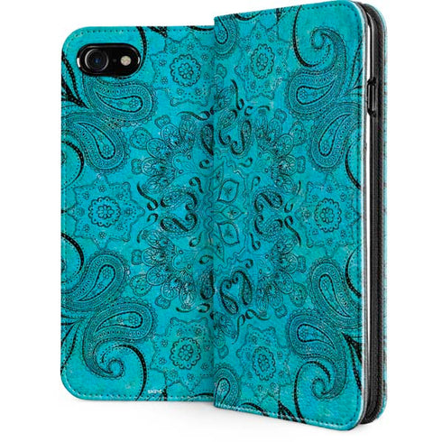 Blue Zen Ginseng iPhone SE (2nd & 3rd Gen) Folio Case