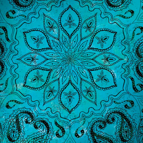 Blue Zen Ginseng iPhone X Skin