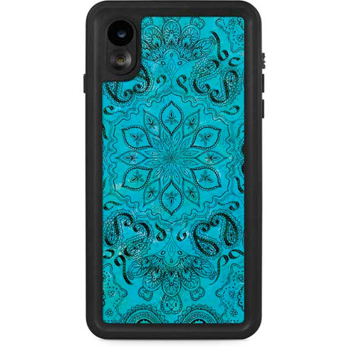 Blue Zen Ginseng iPhone XR Waterproof Case