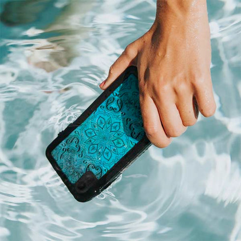 Blue Zen Ginseng iPhone XR Waterproof Case