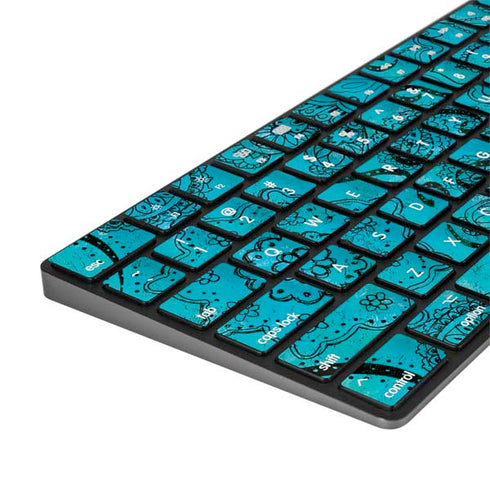 Blue Zen Ginseng Magic Keyboard with Numeric Keypad Skin