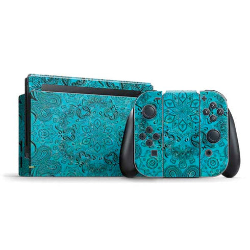 Blue Zen Ginseng Nintendo Switch Bundle Skin