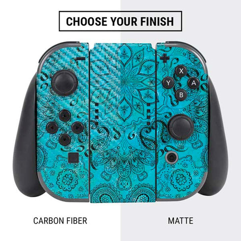 Blue Zen Ginseng Nintendo Switch Bundle Skin