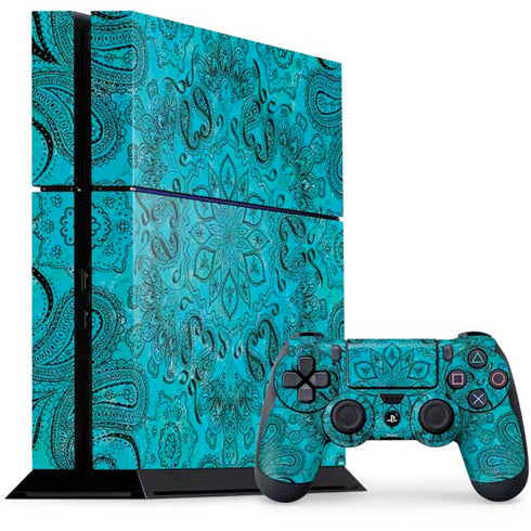 Blue Zen Ginseng PS4 Console and Controller Bundle Skin