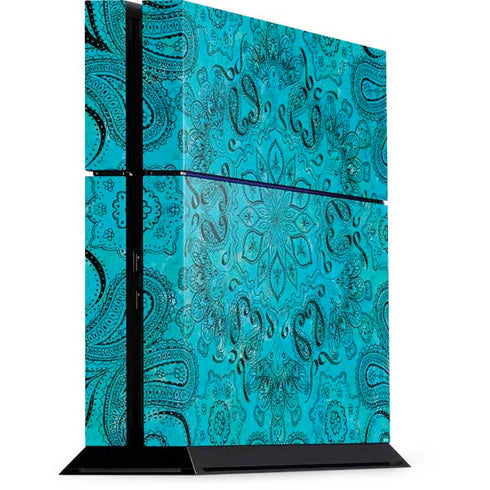 Blue Zen Ginseng PS4 Console Skin