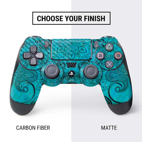 Blue Zen Ginseng PS4 Controller Skin